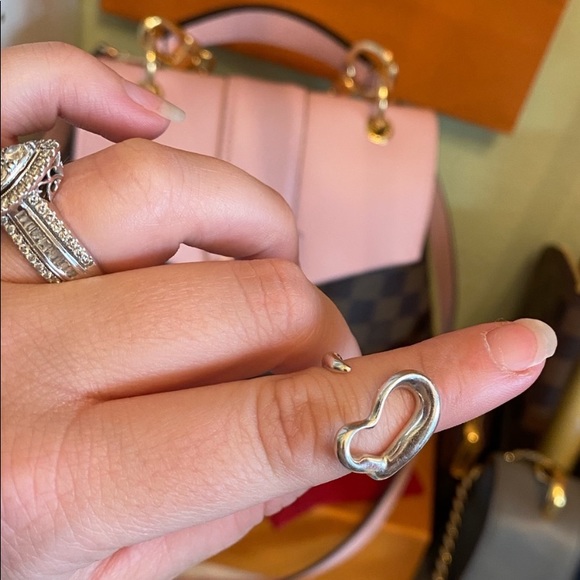 ❤️TRADED❤️Tiffany & Co. Elsa Peretti Open Heart Ring - Picture 3 of 13